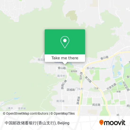 中国邮政储蓄银行(香山支行) map