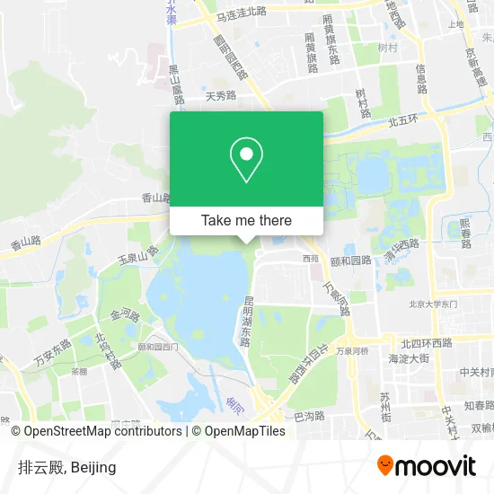 排云殿 map
