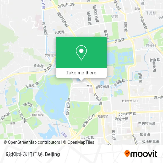 颐和园-东门广场 map