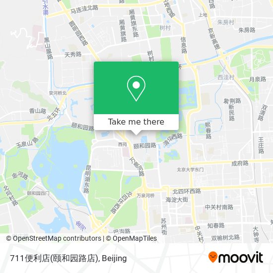 711便利店(颐和园路店) map