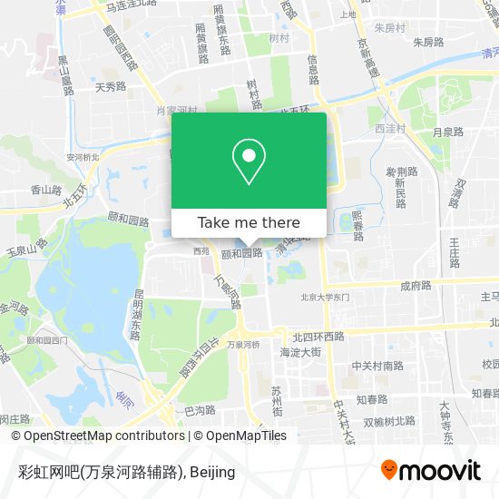 彩虹网吧(万泉河路辅路) map