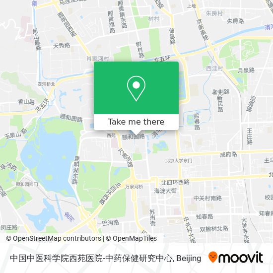 中国中医科学院西苑医院-中药保健研究中心 map