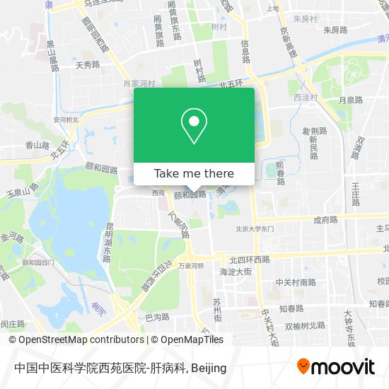 中国中医科学院西苑医院-肝病科 map