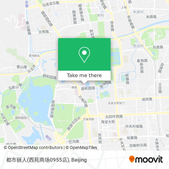 都市丽人(西苑商场0955店) map