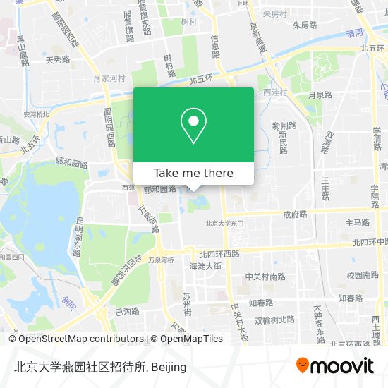 北京大学燕园社区招待所 map