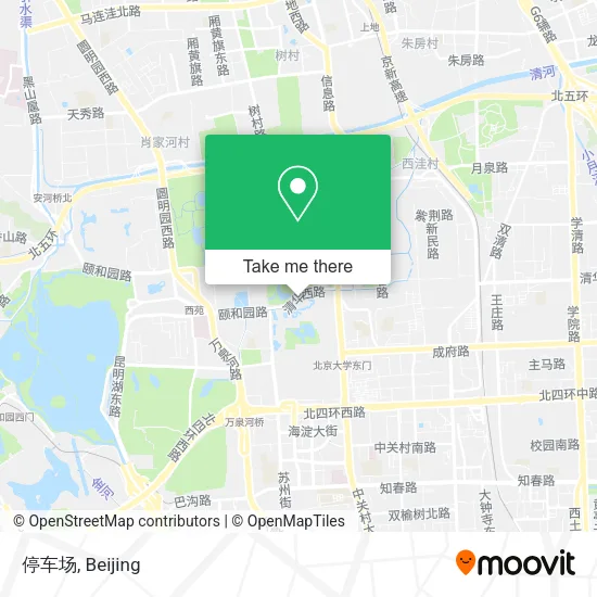 停车场 map