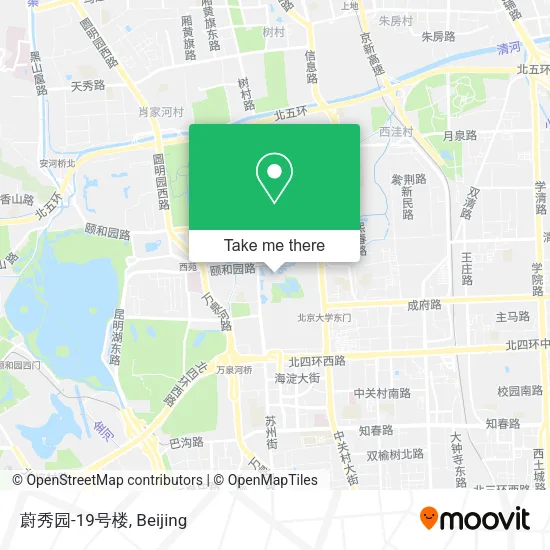 蔚秀园-19号楼 map