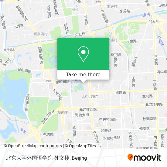 北京大学外国语学院-外文楼 map