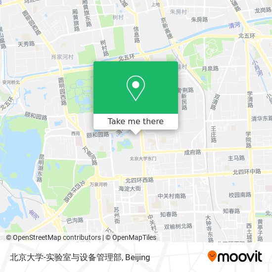 北京大学-实验室与设备管理部 map