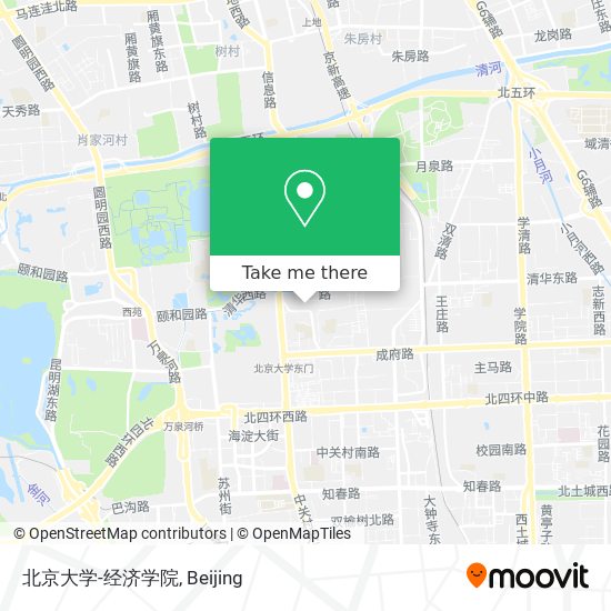 北京大学-经济学院 map