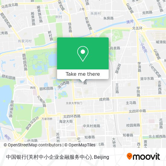 中国银行(关村中小企业金融服务中心) map