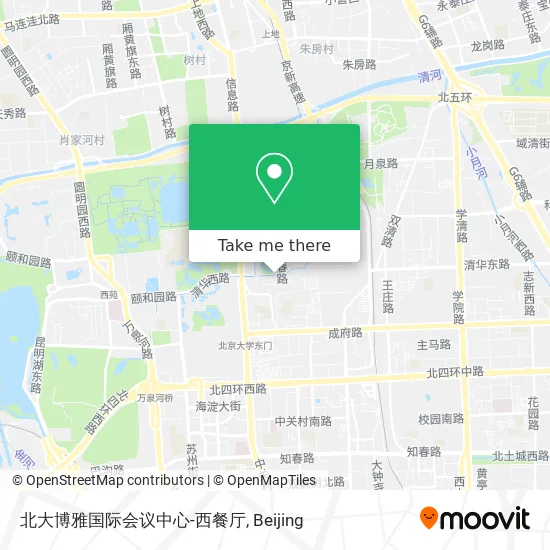 北大博雅国际会议中心-西餐厅 map