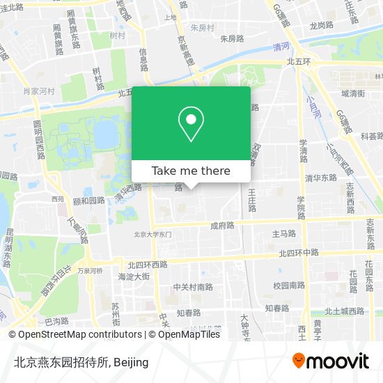 北京燕东园招待所 map