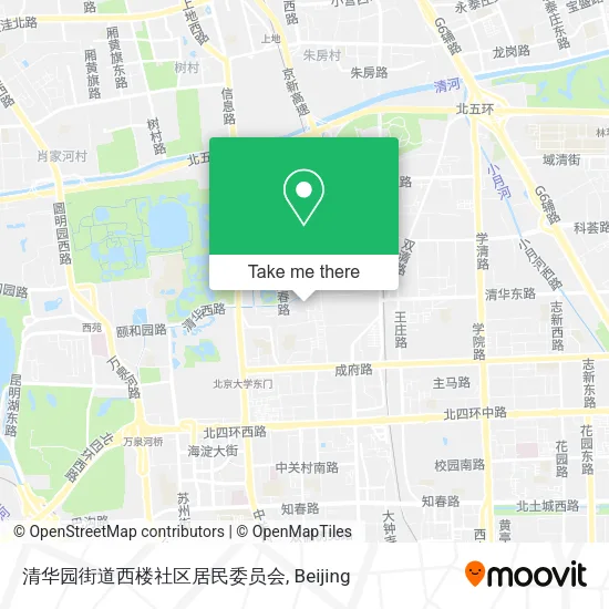 清华园街道西楼社区居民委员会 map