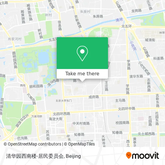 清华园西南楼-居民委员会 map