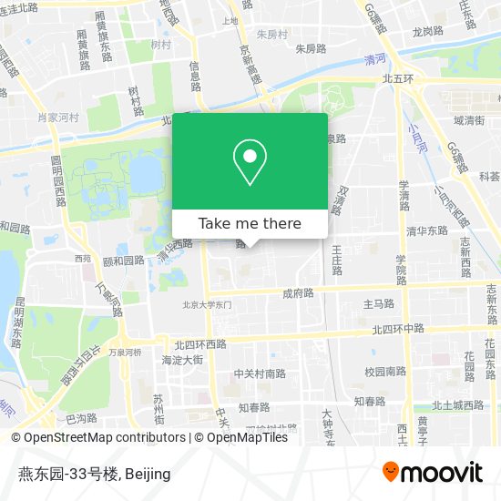 燕东园-33号楼 map