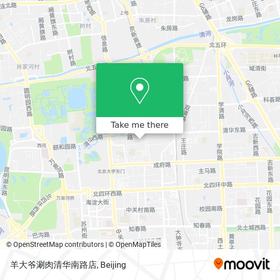 羊大爷涮肉清华南路店 map