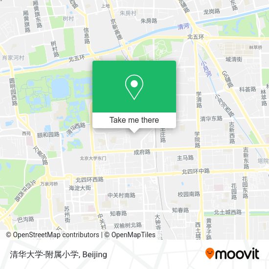 清华大学-附属小学 map