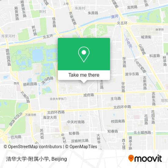 清华大学-附属小学 map