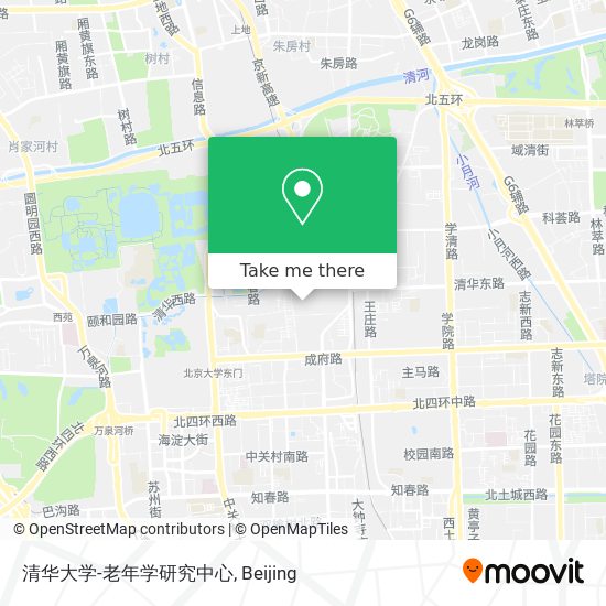 清华大学-老年学研究中心 map