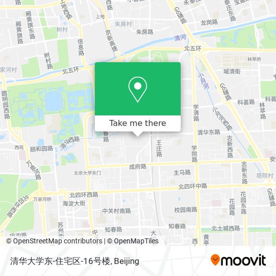 清华大学东-住宅区-16号楼 map