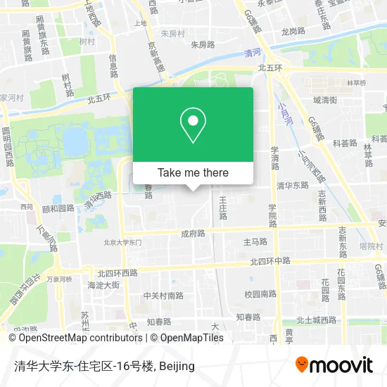 清华大学东-住宅区-16号楼 map