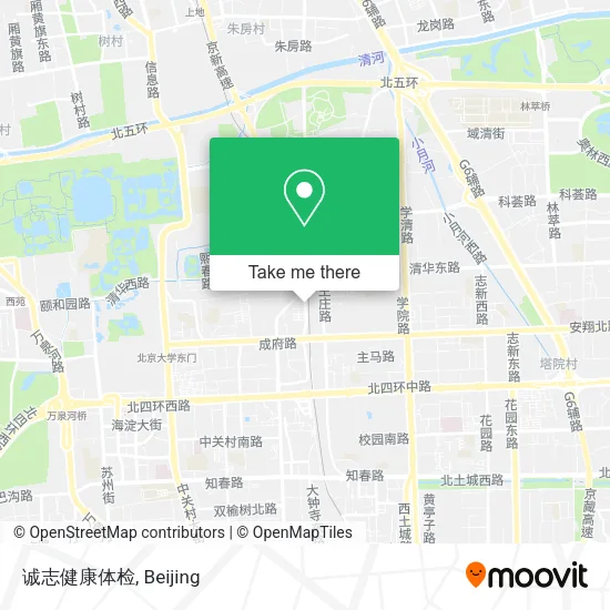 诚志健康体检 map