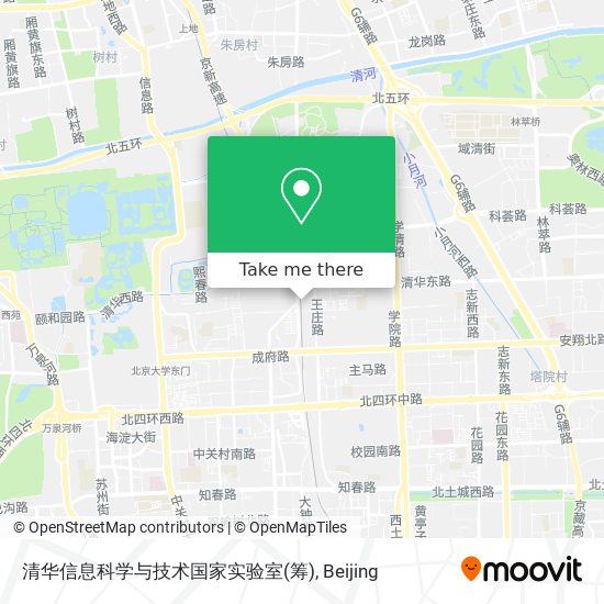 清华信息科学与技术国家实验室(筹) map