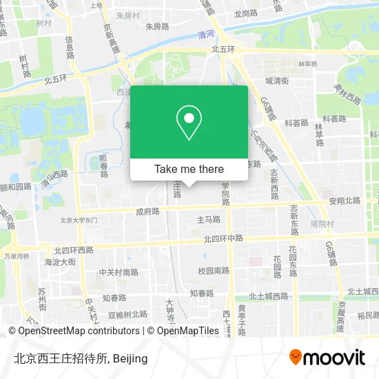 北京西王庄招待所 map