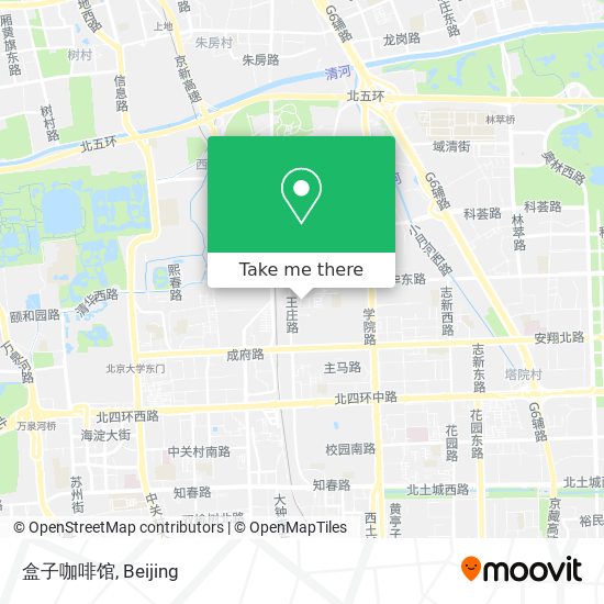 盒子咖啡馆 map