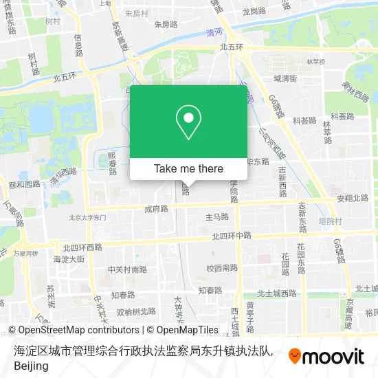 海淀区城市管理综合行政执法监察局东升镇执法队 map