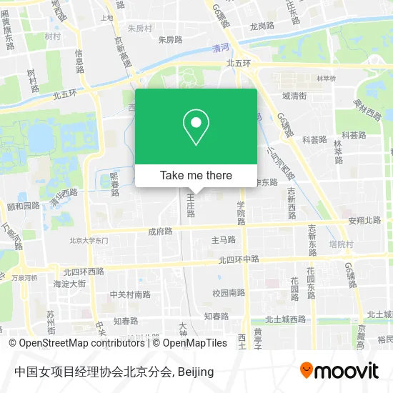 中国女项目经理协会北京分会 map