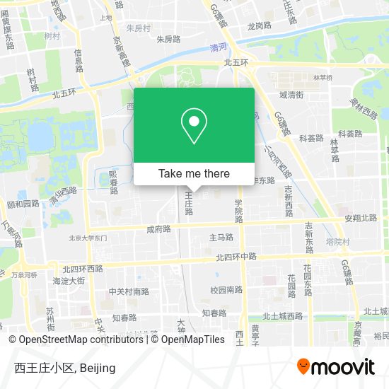 西王庄小区 map