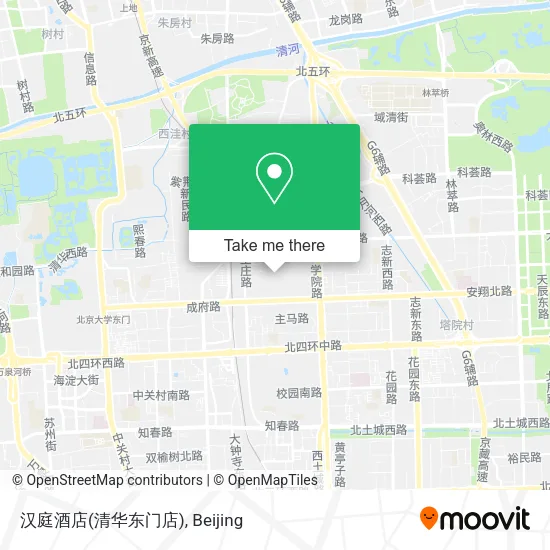 汉庭酒店(清华东门店) map