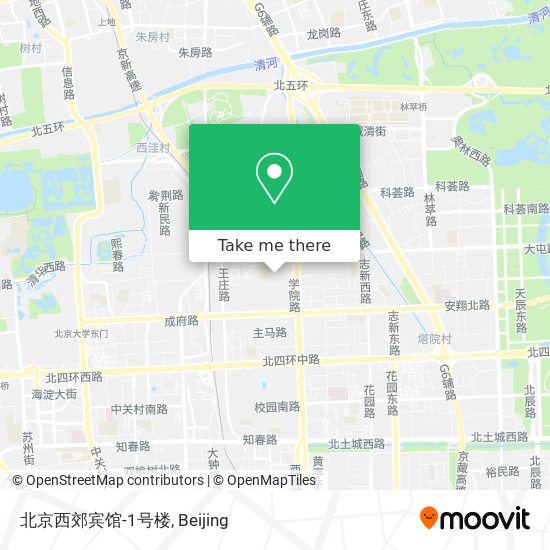 北京西郊宾馆-1号楼 map