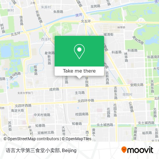 语言大学第三食堂小卖部 map