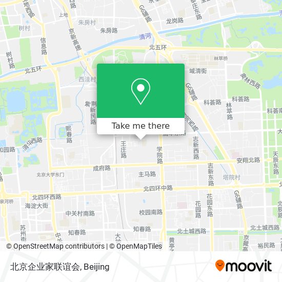 北京企业家联谊会 map