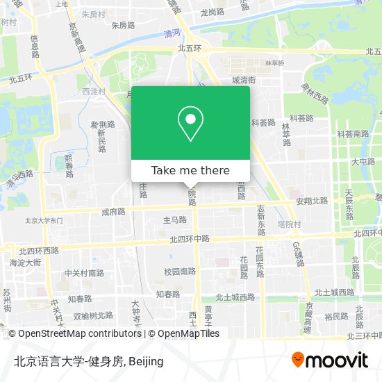 北京语言大学-健身房 map