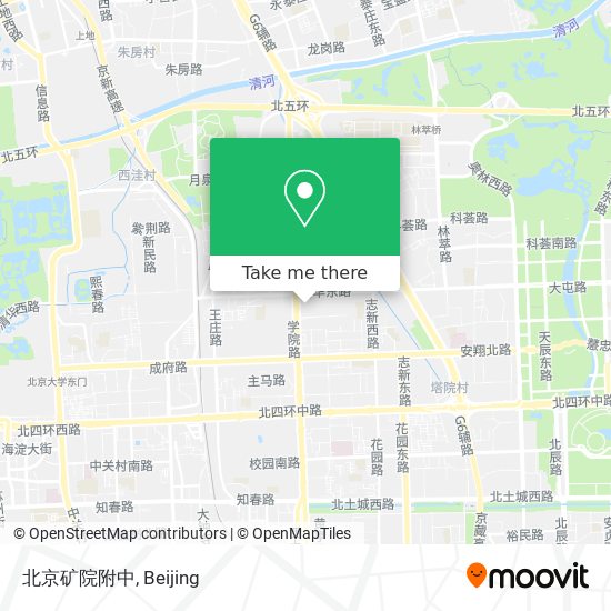 北京矿院附中 map