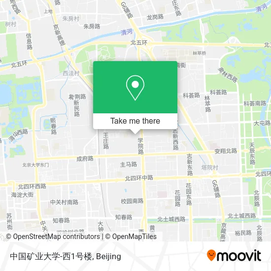 中国矿业大学-西1号楼 map