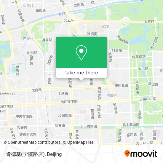 肯德基(学院路店) map