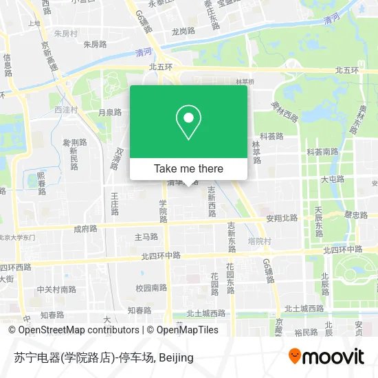 苏宁电器(学院路店)-停车场 map