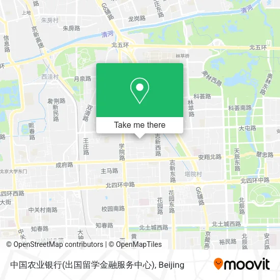 中国农业银行(出国留学金融服务中心) map