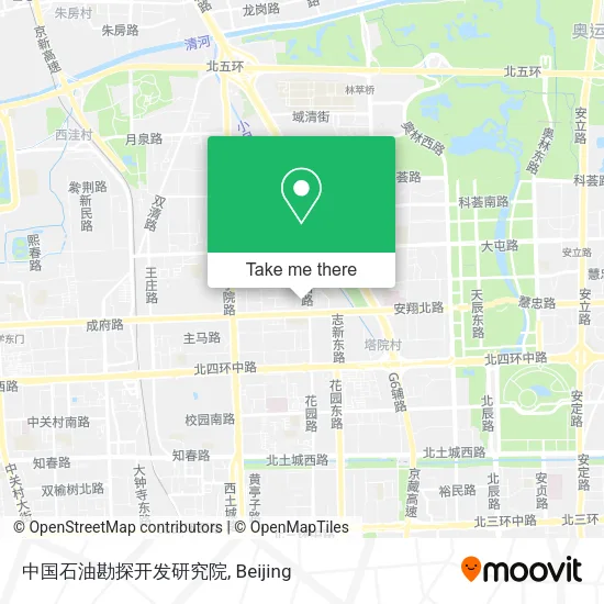 中国石油勘探开发研究院 map