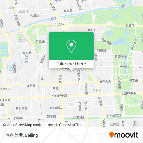 燕燕美发 map