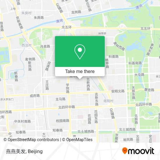 燕燕美发 map