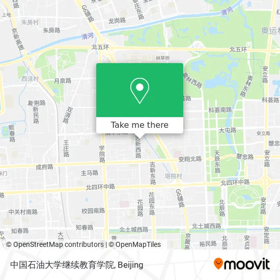 中国石油大学继续教育学院 map