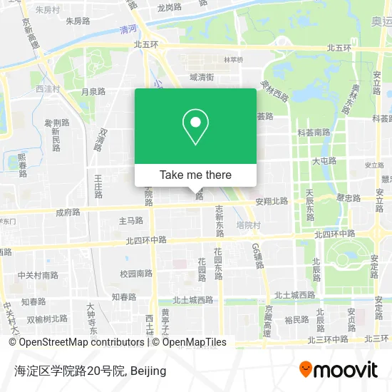 海淀区学院路20号院 map