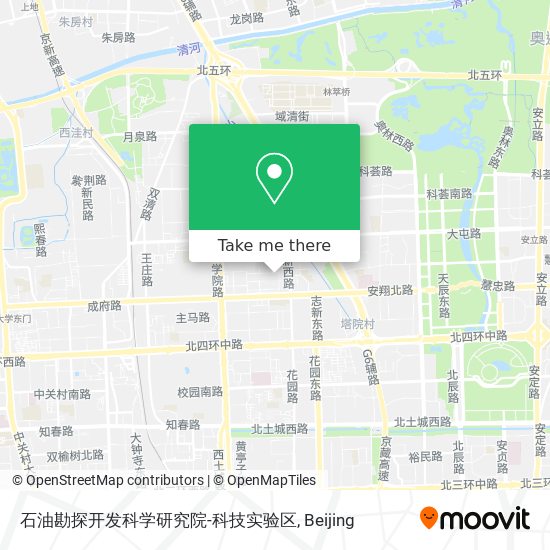 石油勘探开发科学研究院-科技实验区 map