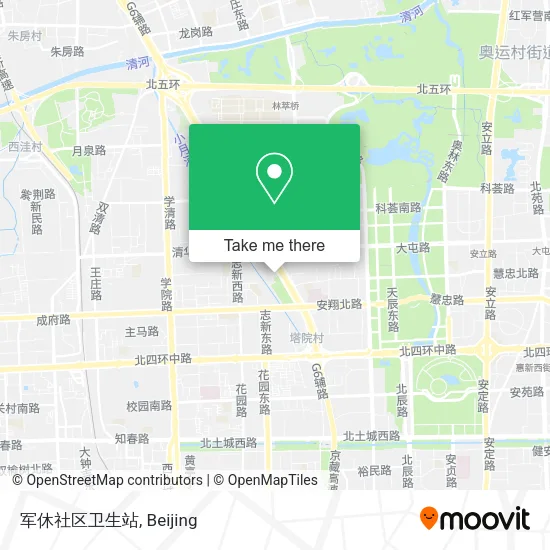 军休社区卫生站 map